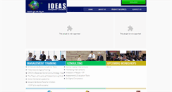 Desktop Screenshot of ideas-consulting.com